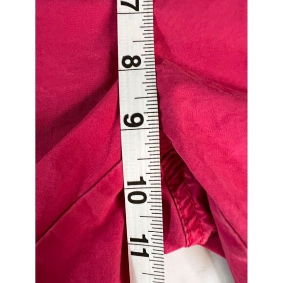 G. H. Bass 2-Button Longer Length Cotton Shorts. Pink. Size 4 - Picture 7 of 10